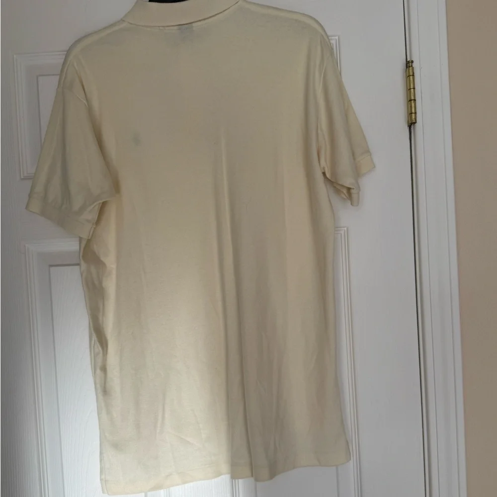 Ralph Lauren Men's Polo Shirt in Light Cream - Picture 2 of 3